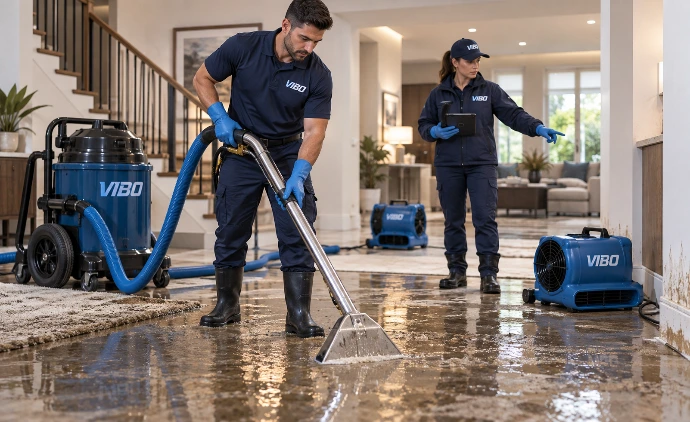 VIBO Water Cleanup Crew in Action