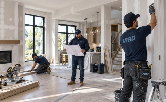 VIBO Crew Renovating Modern Home