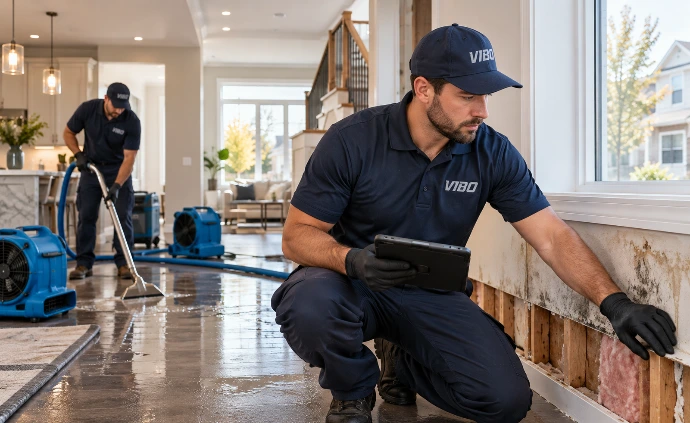 Professional Water-Damage Restoration Team